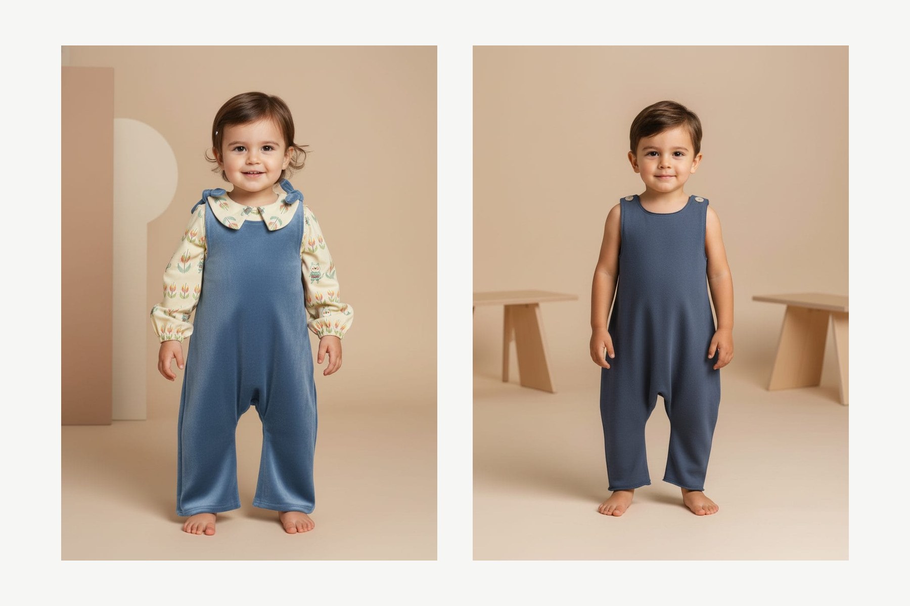 Tutine Farway Milano in cotone azzurro per i più piccoli