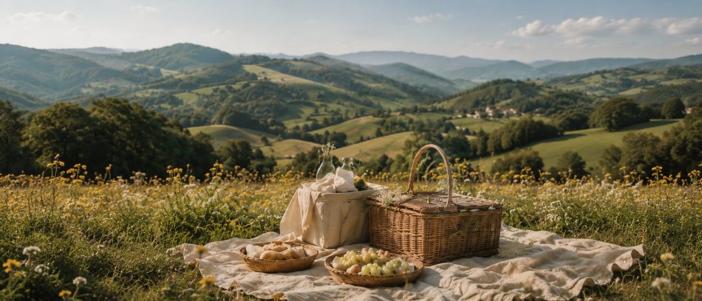 Colline e prati aperti del Parco del Curone a Montevecchia